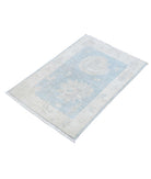 Serenity 2'1'' X 3'1'' Hand-Knotted Wool Rug 2'1'' x 3'1'' (63 X 93) / Grey / Ivory