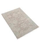 Serenity 2'1'' X 3'1'' Hand-Knotted Wool Rug 2'1'' x 3'1'' (63 X 93) / Brown / Ivory