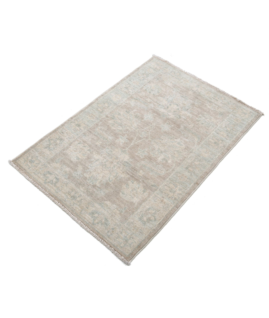 Serenity 2'1'' X 3'1'' Hand-Knotted Wool Rug 2'1'' x 3'1'' (63 X 93) / Brown / Ivory