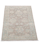 Serenity 2'1'' X 3'1'' Hand-Knotted Wool Rug 2'1'' x 3'1'' (63 X 93) / Brown / Ivory