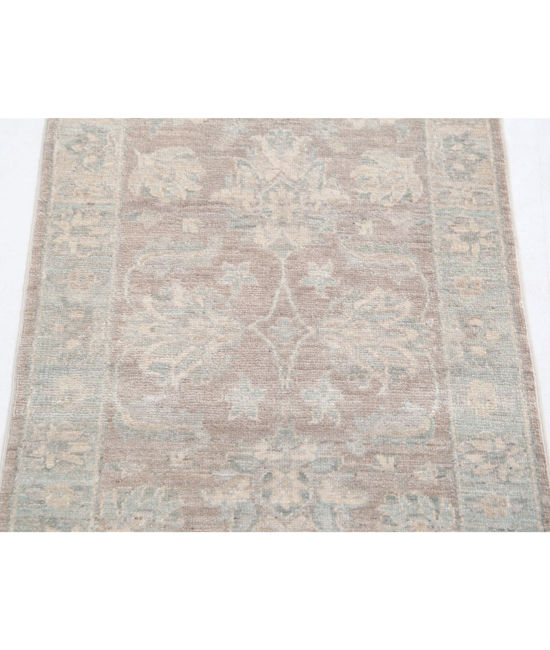 Serenity 2'1'' X 3'1'' Hand-Knotted Wool Rug 2'1'' x 3'1'' (63 X 93) / Brown / Ivory