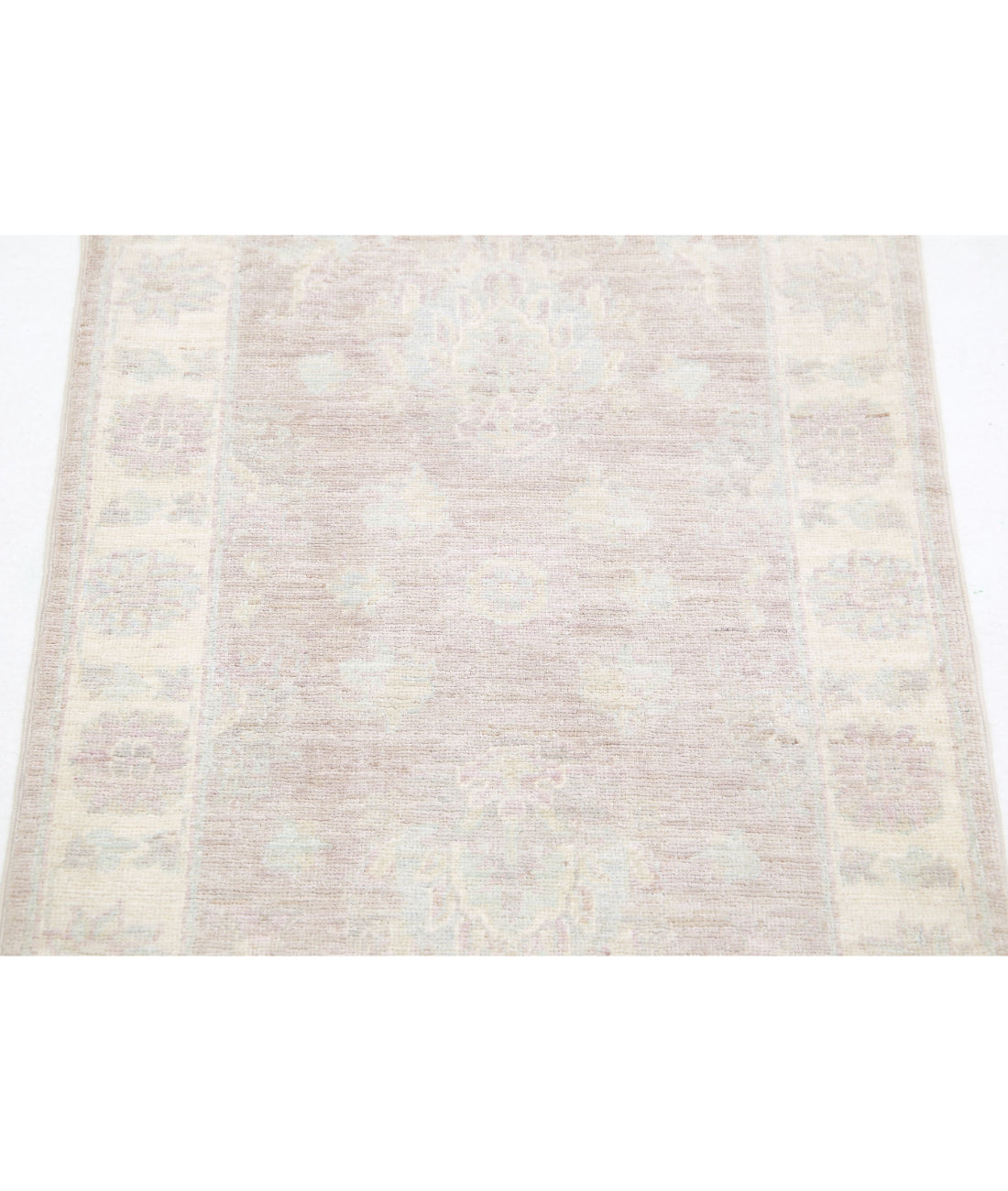 Serenity 2'1'' X 3'0'' Hand-Knotted Wool Rug 2'1'' x 3'0'' (63 X 90) / Brown / Ivory