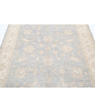 Serenity 5'5'' X 8'2'' Hand-Knotted Wool Rug 5'5'' x 8'2'' (163 X 245) / Grey / Ivory