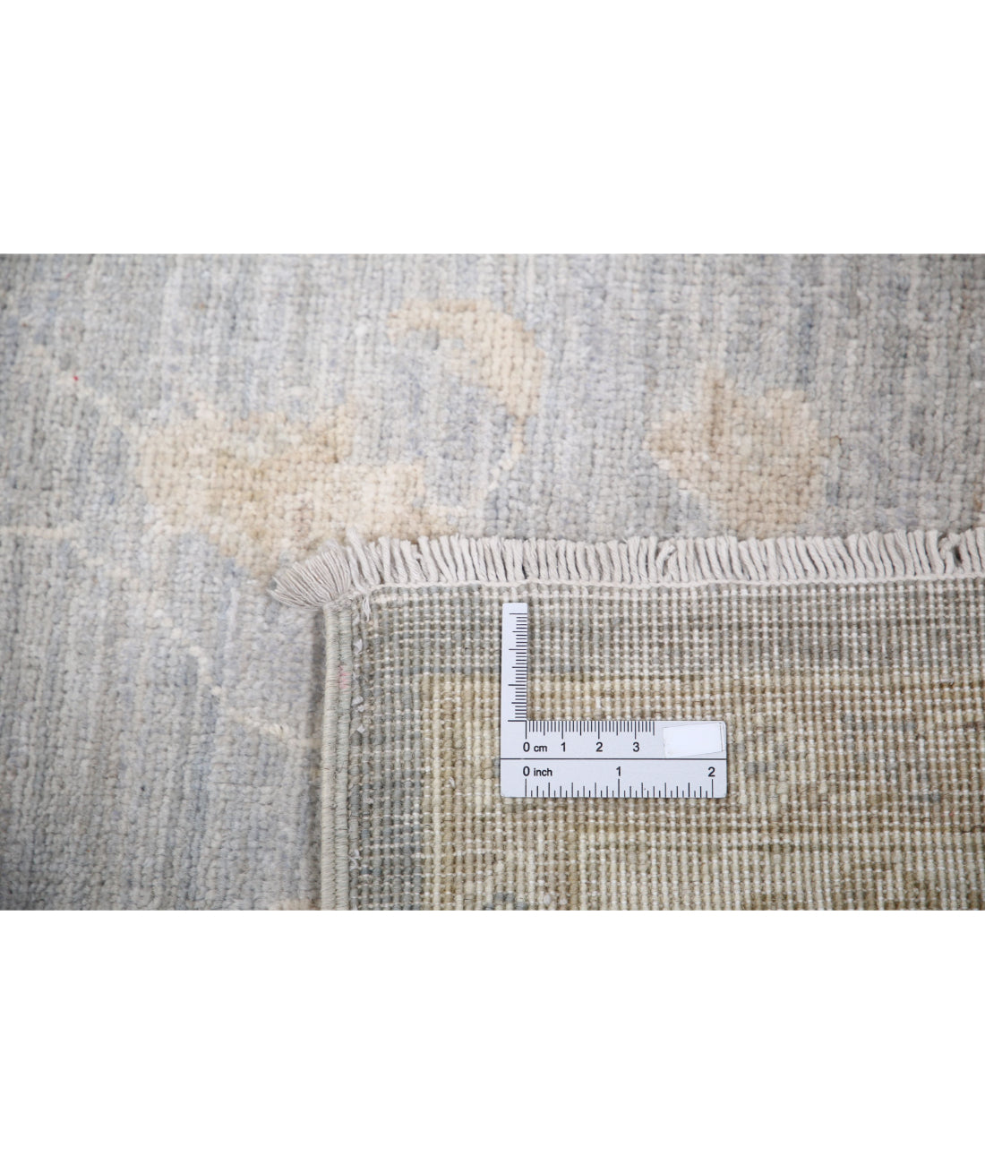 Serenity 5'5'' X 8'2'' Hand-Knotted Wool Rug 5'5'' x 8'2'' (163 X 245) / Grey / Ivory