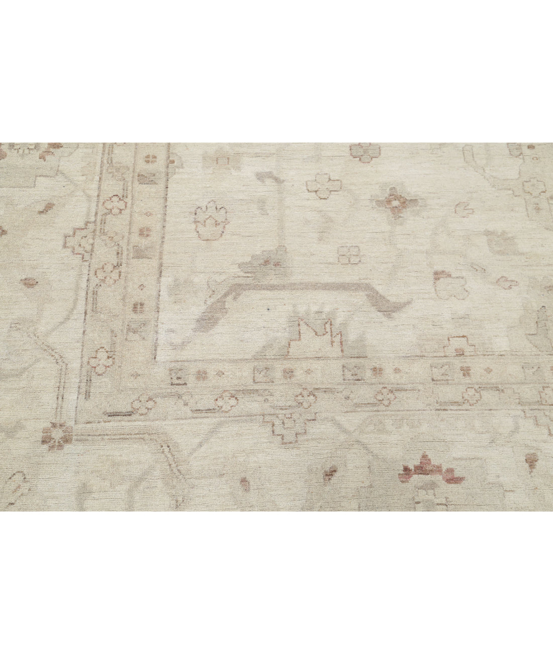 Serenity 12'11'' X 16'10'' Hand-Knotted Wool Rug 12'11'' x 16'10'' (388 X 505) / Ivory / Ivory
