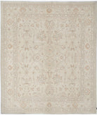 Serenity 8'1'' X 9'8'' Hand-Knotted Wool Rug 8'1'' x 9'8'' (243 X 290) / Ivory / Taupe