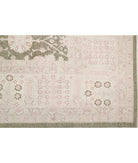 Serenity 11'11'' X 14'5'' Hand-Knotted Wool Rug 11'11'' x 14'5'' (358 X 433) / Green / Ivory