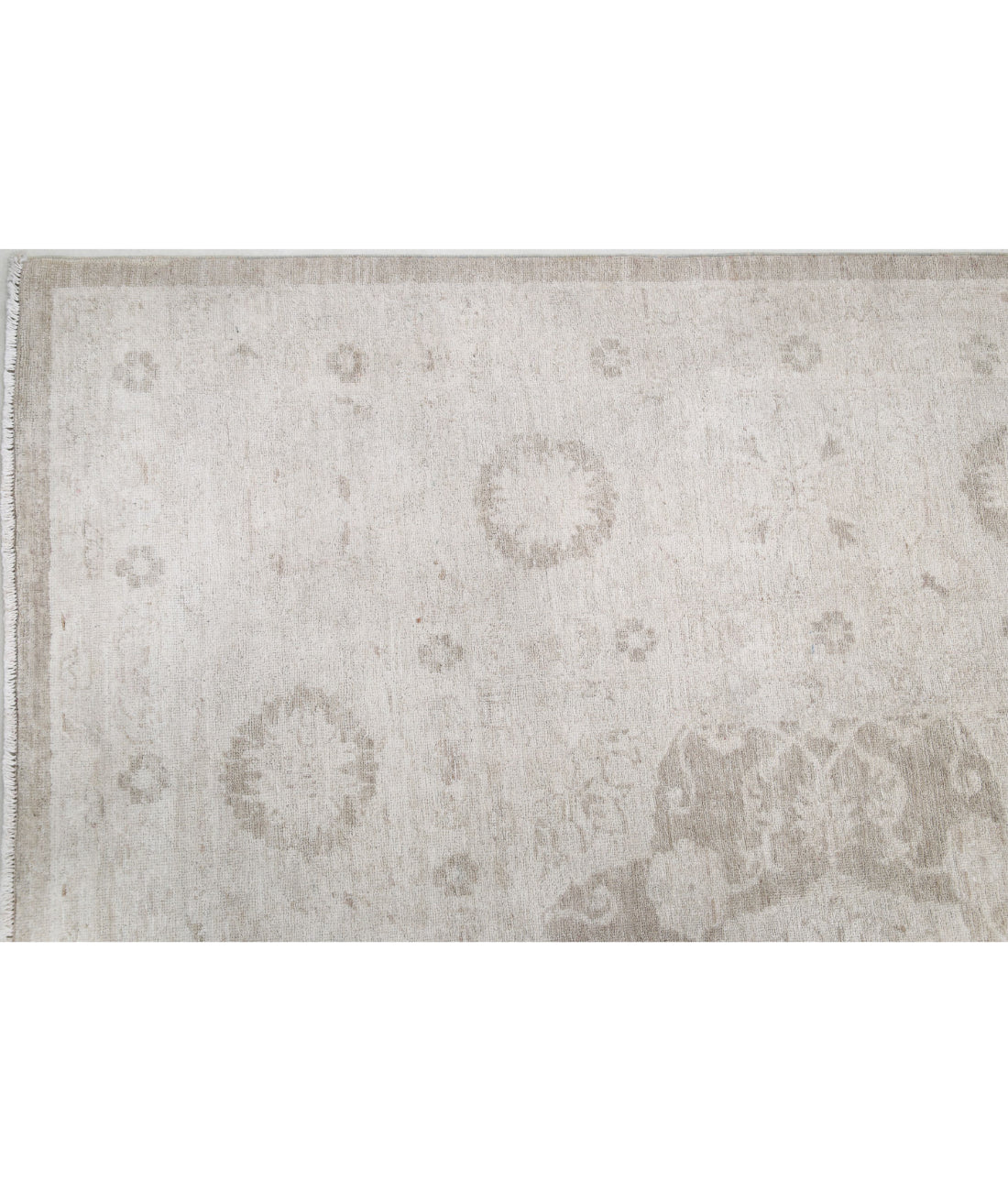 Serenity 10'10'' X 18'5'' Hand-Knotted Wool Rug 10'10'' x 18'5'' (325 X 553) / Taupe / Ivory