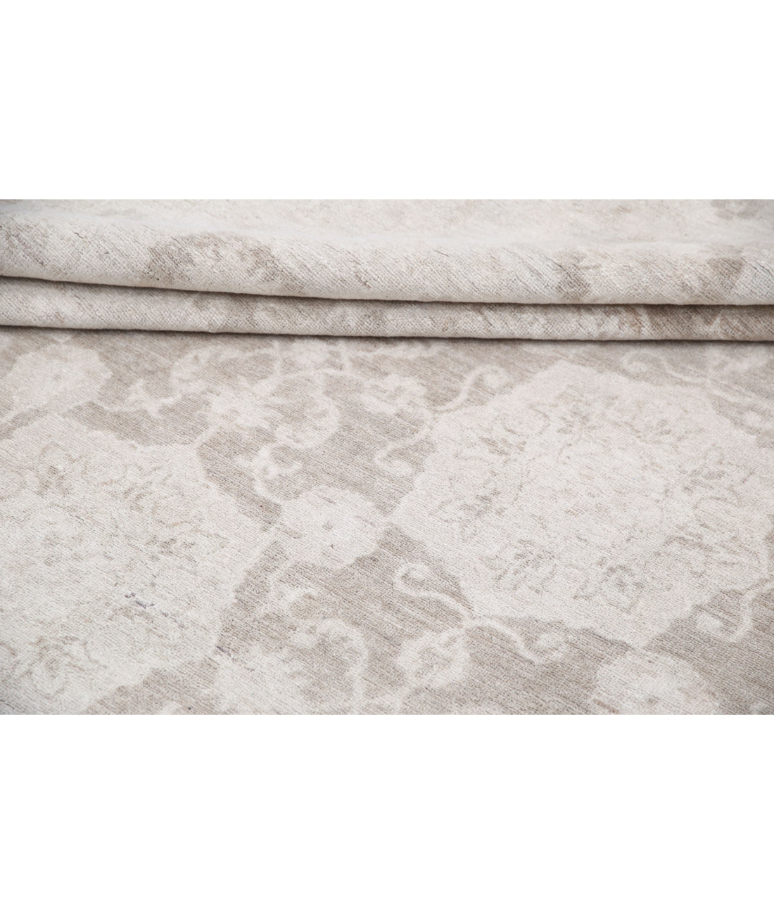 Serenity 10'10'' X 18'5'' Hand-Knotted Wool Rug 10'10'' x 18'5'' (325 X 553) / Taupe / Ivory