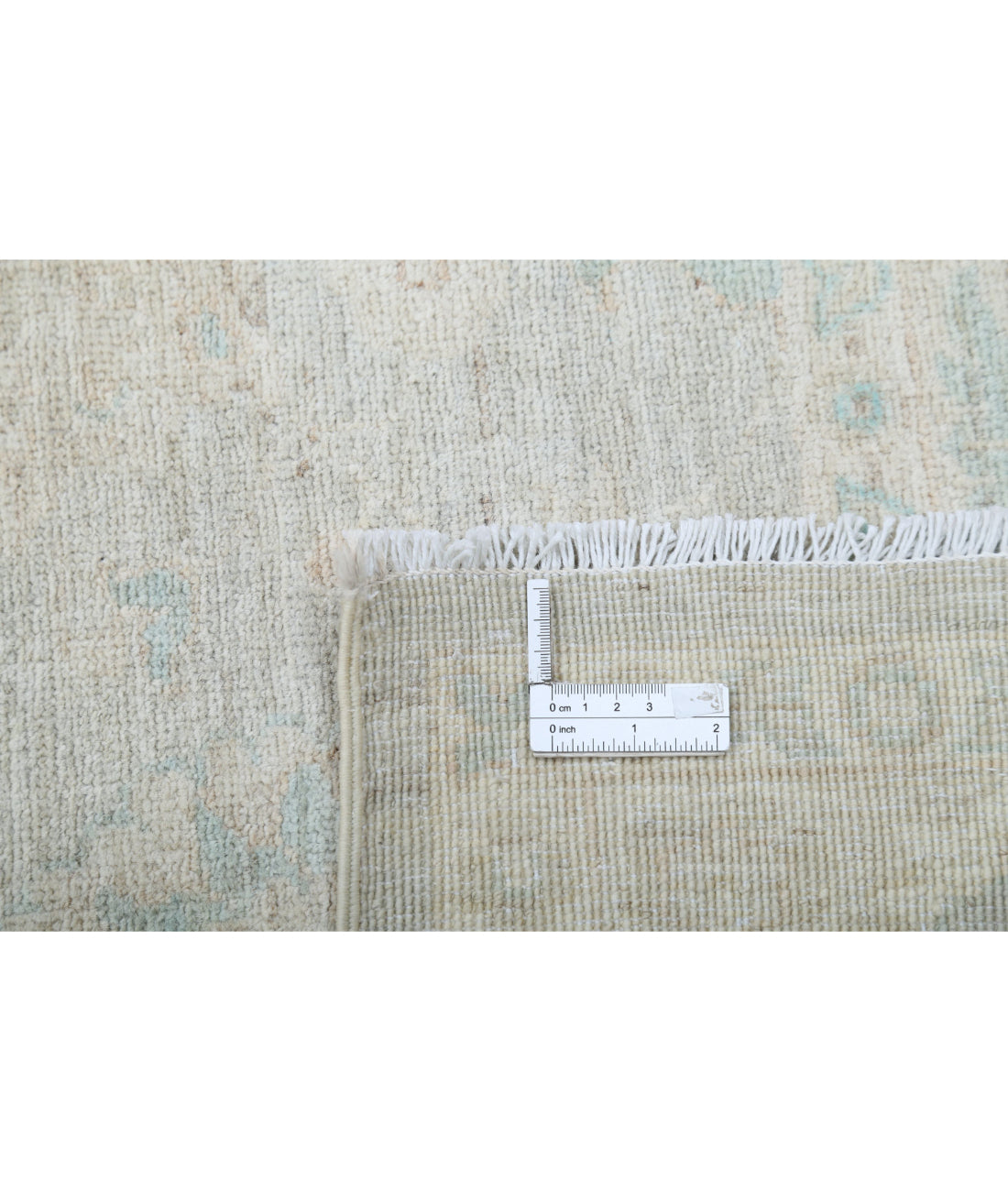 Serenity 11'11'' X 14'0'' Hand-Knotted Wool Rug 11'11'' x 14'0'' (358 X 420) / Silver / Ivory