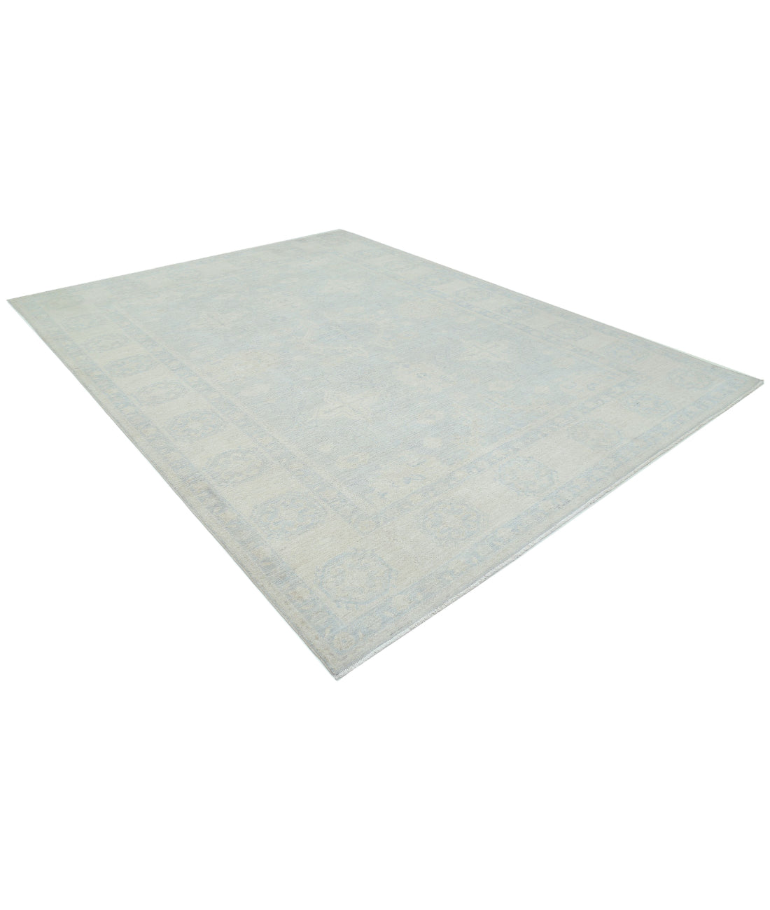 Serenity 8'9'' X 11'6'' Hand-Knotted Wool Rug 8'9'' x 11'6'' (263 X 345) / Grey / Ivory