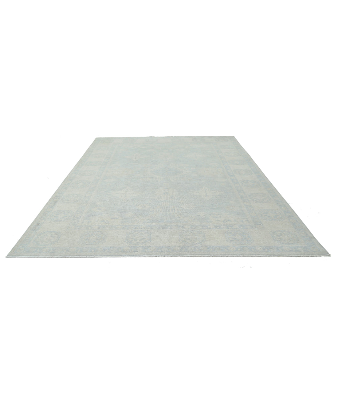 Serenity 8'9'' X 11'6'' Hand-Knotted Wool Rug 8'9'' x 11'6'' (263 X 345) / Grey / Ivory