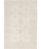 Serenity 6'0'' X 8'7'' Hand-Knotted Wool Rug 6'0'' x 8'7'' (180 X 258) / Ivory / Green