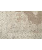 Serenity 6'7'' X 10'4'' Hand-Knotted Wool Rug 6'7'' x 10'4'' (198 X 310) / Brown / Ivory
