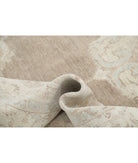 Serenity 6'7'' X 10'4'' Hand-Knotted Wool Rug 6'7'' x 10'4'' (198 X 310) / Brown / Ivory