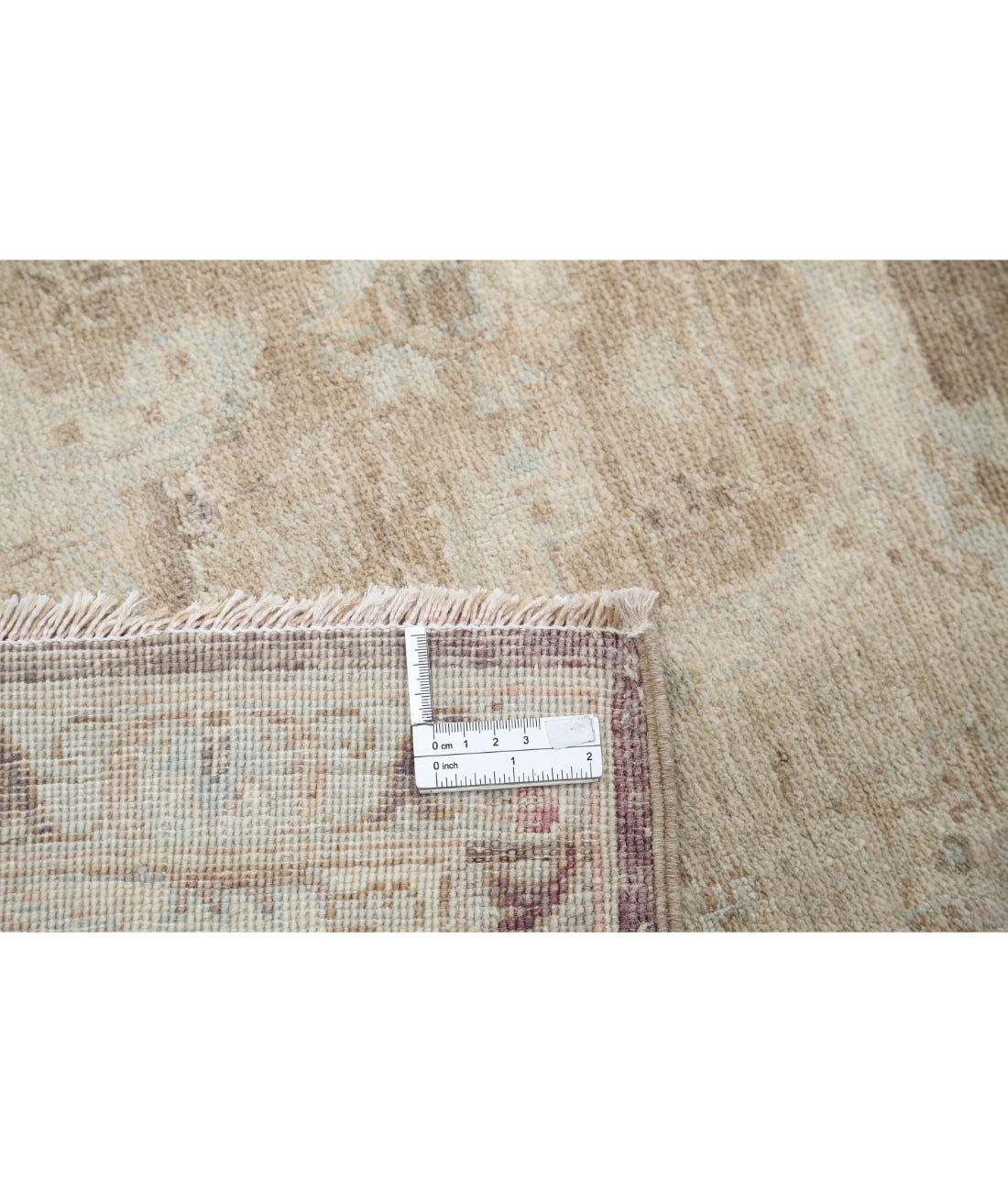Serenity 6'7'' X 10'4'' Hand-Knotted Wool Rug 6'7'' x 10'4'' (198 X 310) / Brown / Ivory