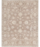 Serenity 7'8'' X 10'2'' Hand-Knotted Wool Rug 7'8'' x 10'2'' (230 X 305) / Taupe / Ivory