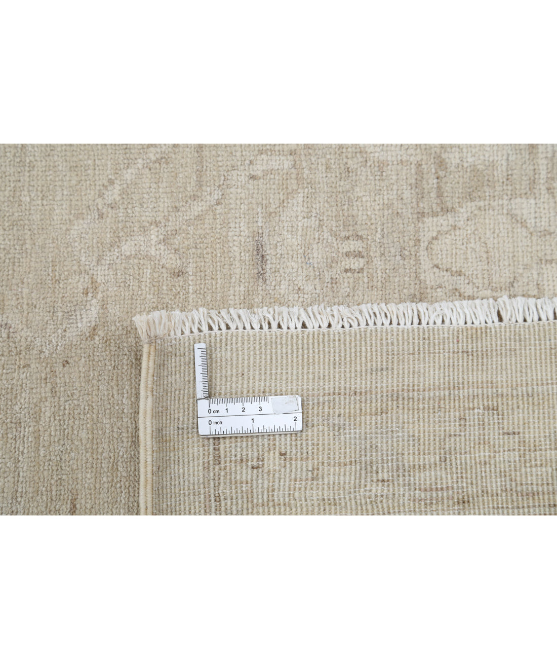 Serenity 9'0'' X 12'0'' Hand-Knotted Wool Rug 9'0'' x 12'0'' (270 X 360) / Taupe / Ivory