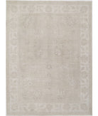 Serenity 9'0'' X 12'0'' Hand-Knotted Wool Rug 9'0'' x 12'0'' (270 X 360) / Taupe / Ivory