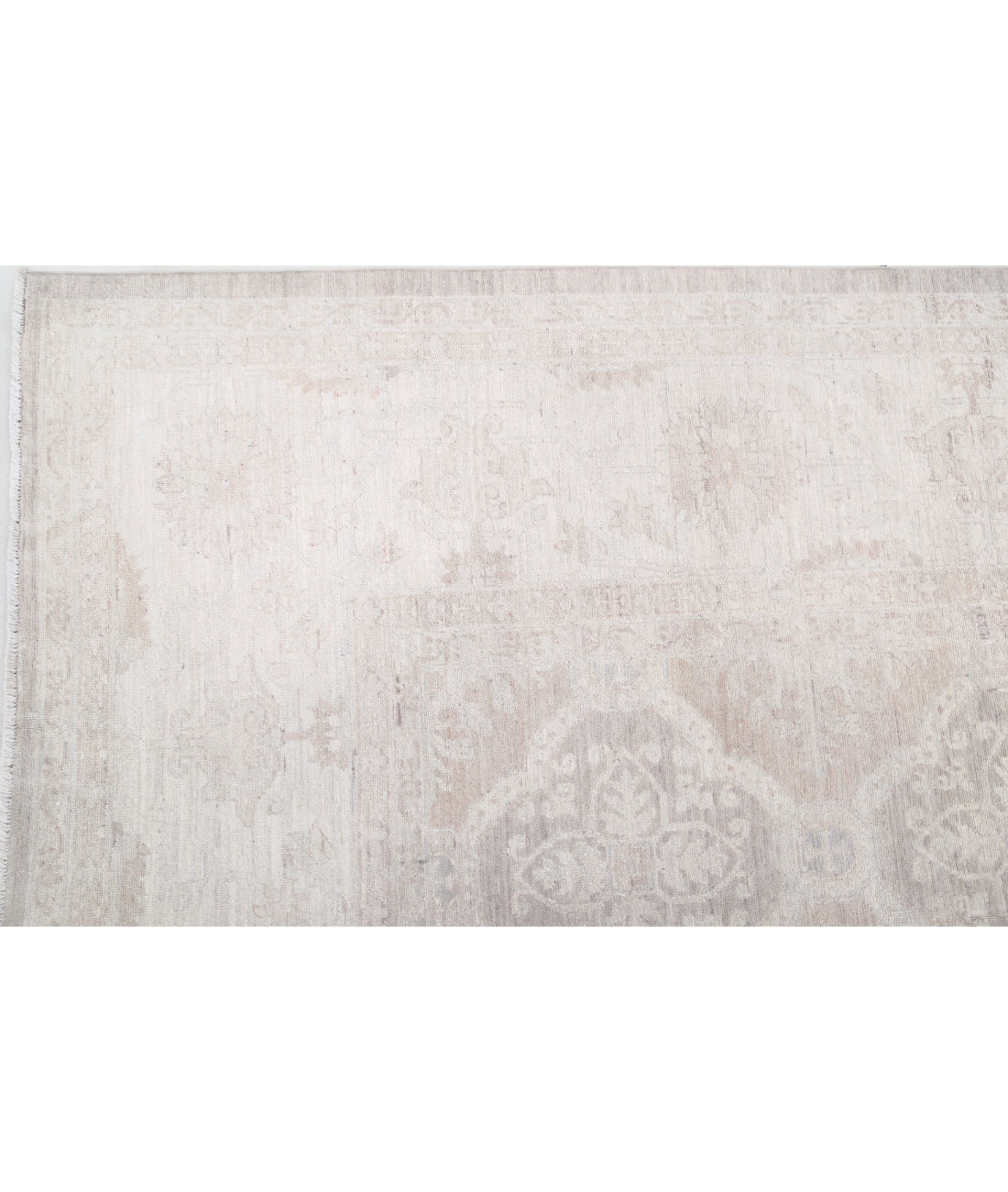 Serenity 11'9'' X 14'8'' Hand-Knotted Wool Rug 11'9'' x 14'8'' (353 X 440) / Taupe / Ivory
