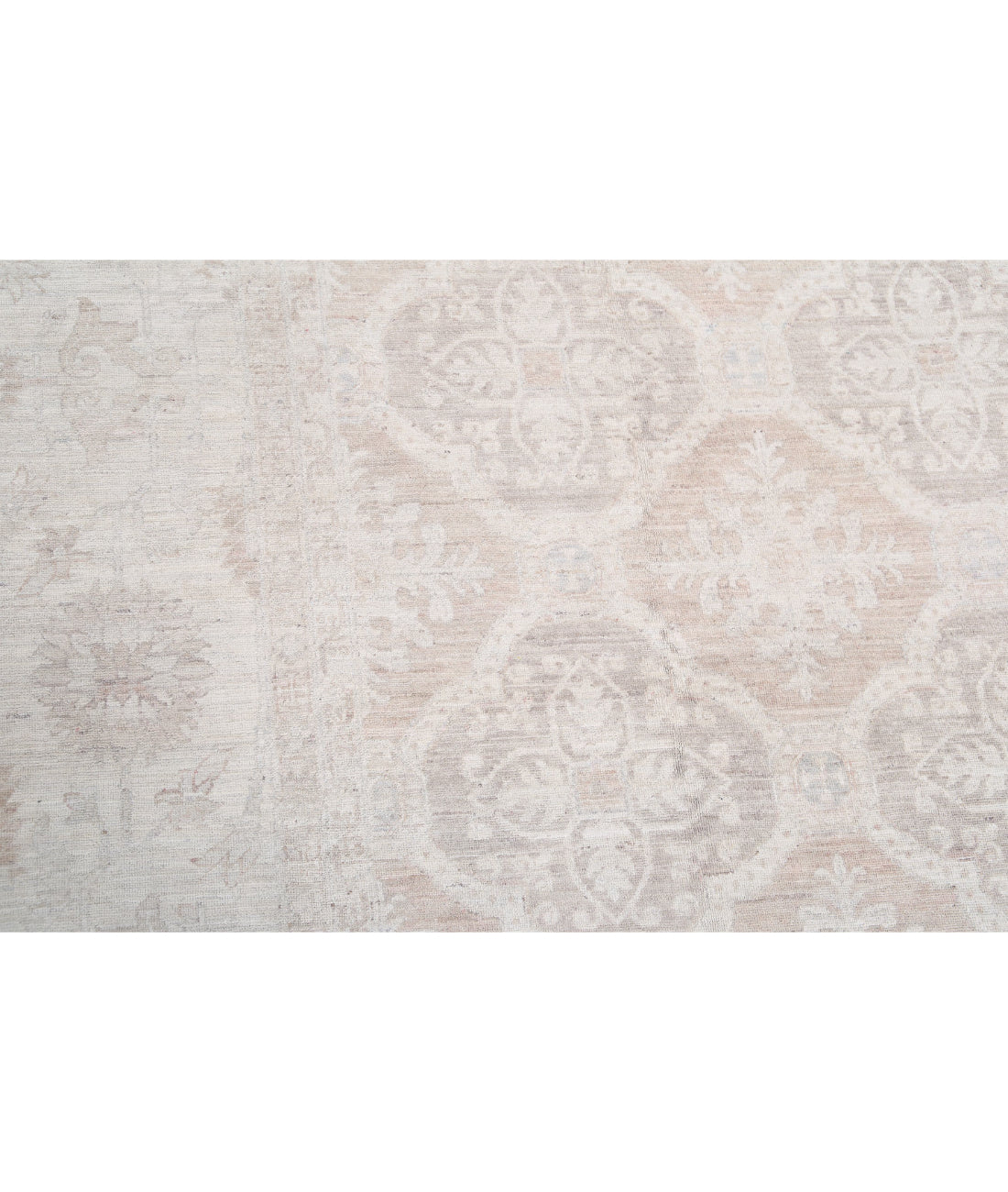 Serenity 11'9'' X 14'8'' Hand-Knotted Wool Rug 11'9'' x 14'8'' (353 X 440) / Taupe / Ivory