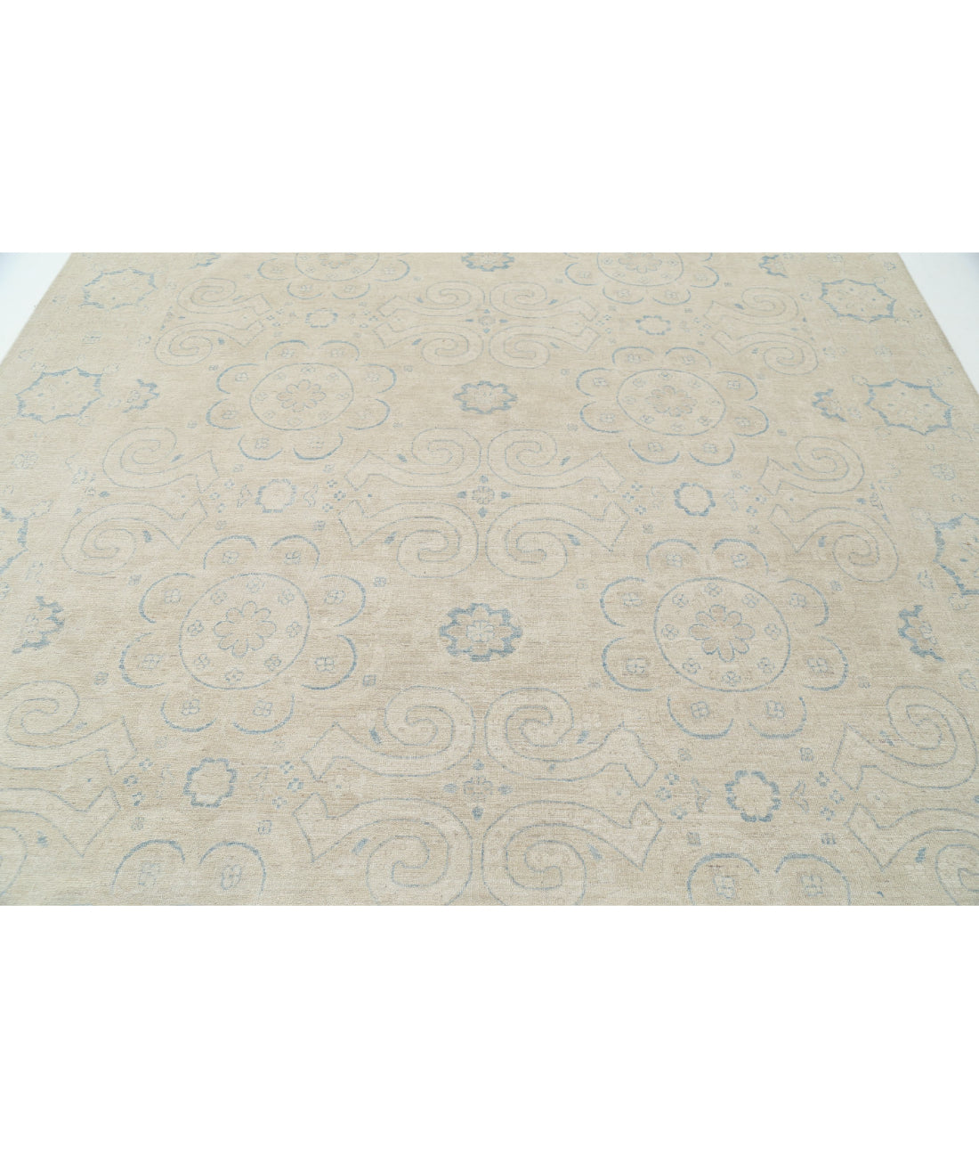 Serenity 8'10'' X 11'7'' Hand-Knotted Wool Rug 8'10'' x 11'7'' (265 X 348) / Ivory / Taupe