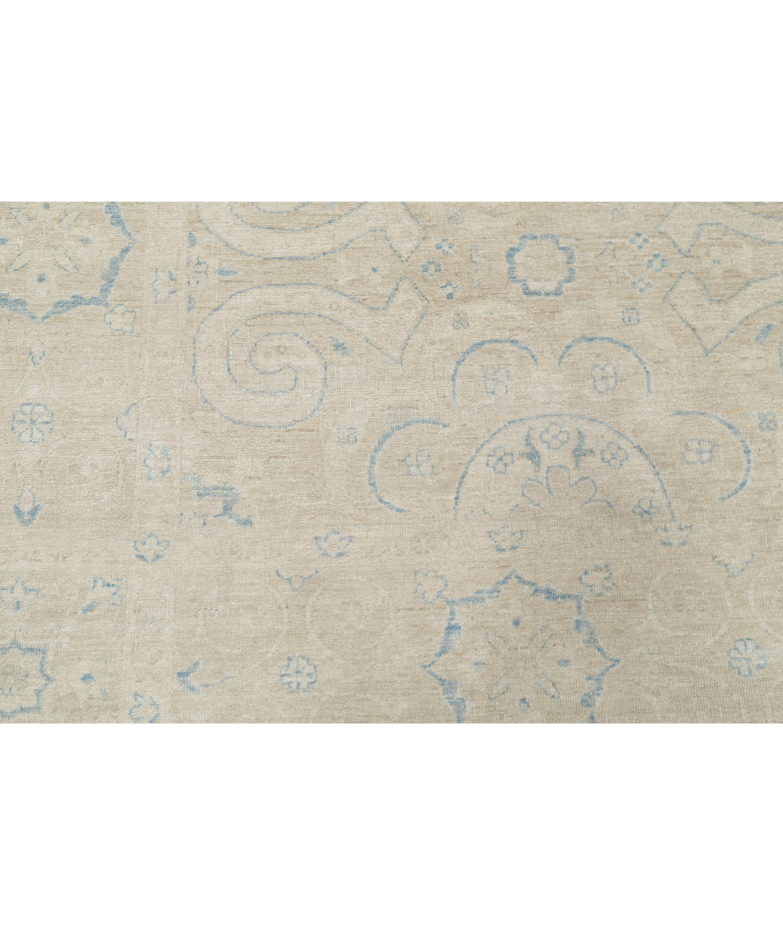 Serenity 8'10'' X 11'7'' Hand-Knotted Wool Rug 8'10'' x 11'7'' (265 X 348) / Ivory / Taupe