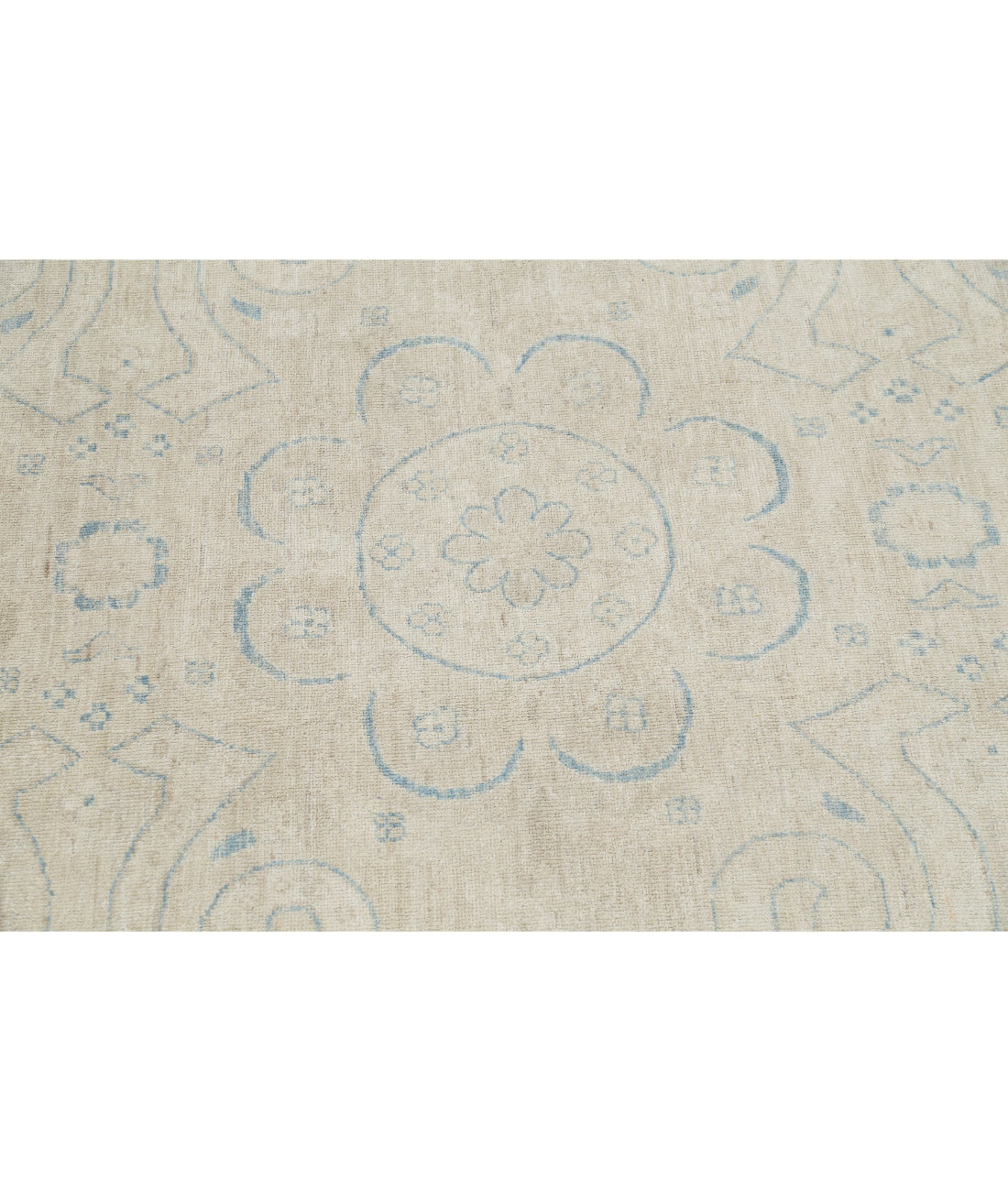 Serenity 8'10'' X 11'7'' Hand-Knotted Wool Rug 8'10'' x 11'7'' (265 X 348) / Ivory / Taupe