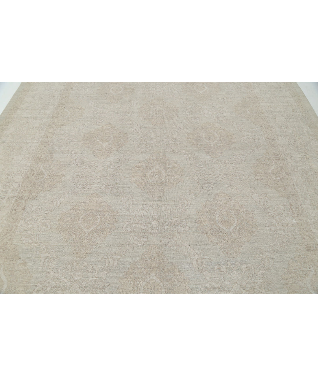 Serenity 9'1'' X 12'0'' Hand-Knotted Wool Rug 9'1'' x 12'0'' (273 X 360) / Grey / Ivory