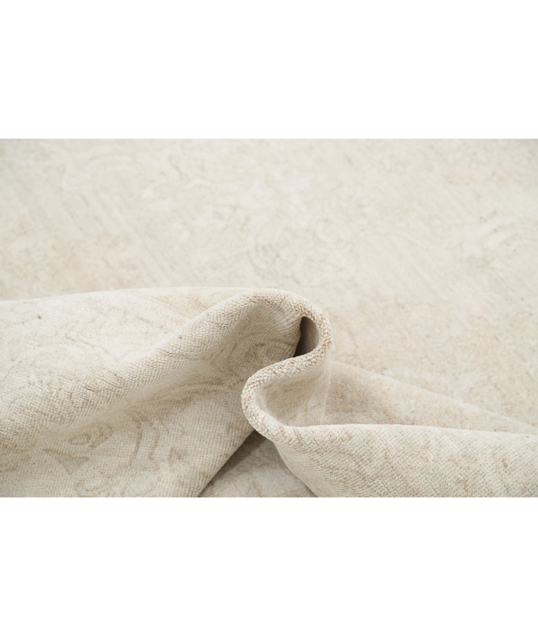 Serenity 9'1'' X 12'0'' Hand-Knotted Wool Rug 9'1'' x 12'0'' (273 X 360) / Grey / Ivory