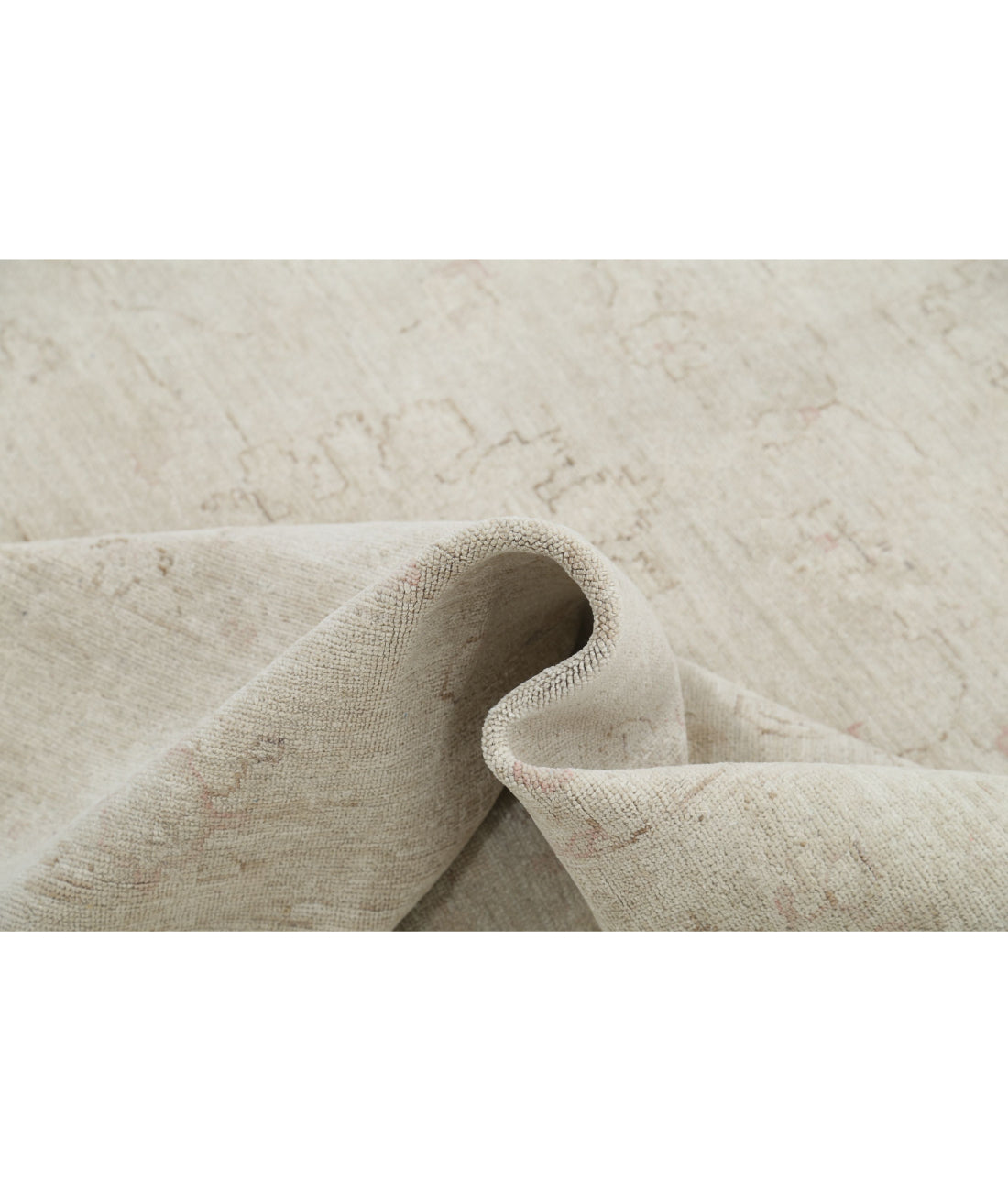 Serenity 8'0'' X 9'5'' Hand-Knotted Wool Rug 8'0'' x 9'5'' (240 X 283) / Grey / Ivory