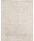 Serenity 8'0'' X 9'5'' Hand-Knotted Wool Rug 8'0'' x 9'5'' (240 X 283) / Grey / Ivory