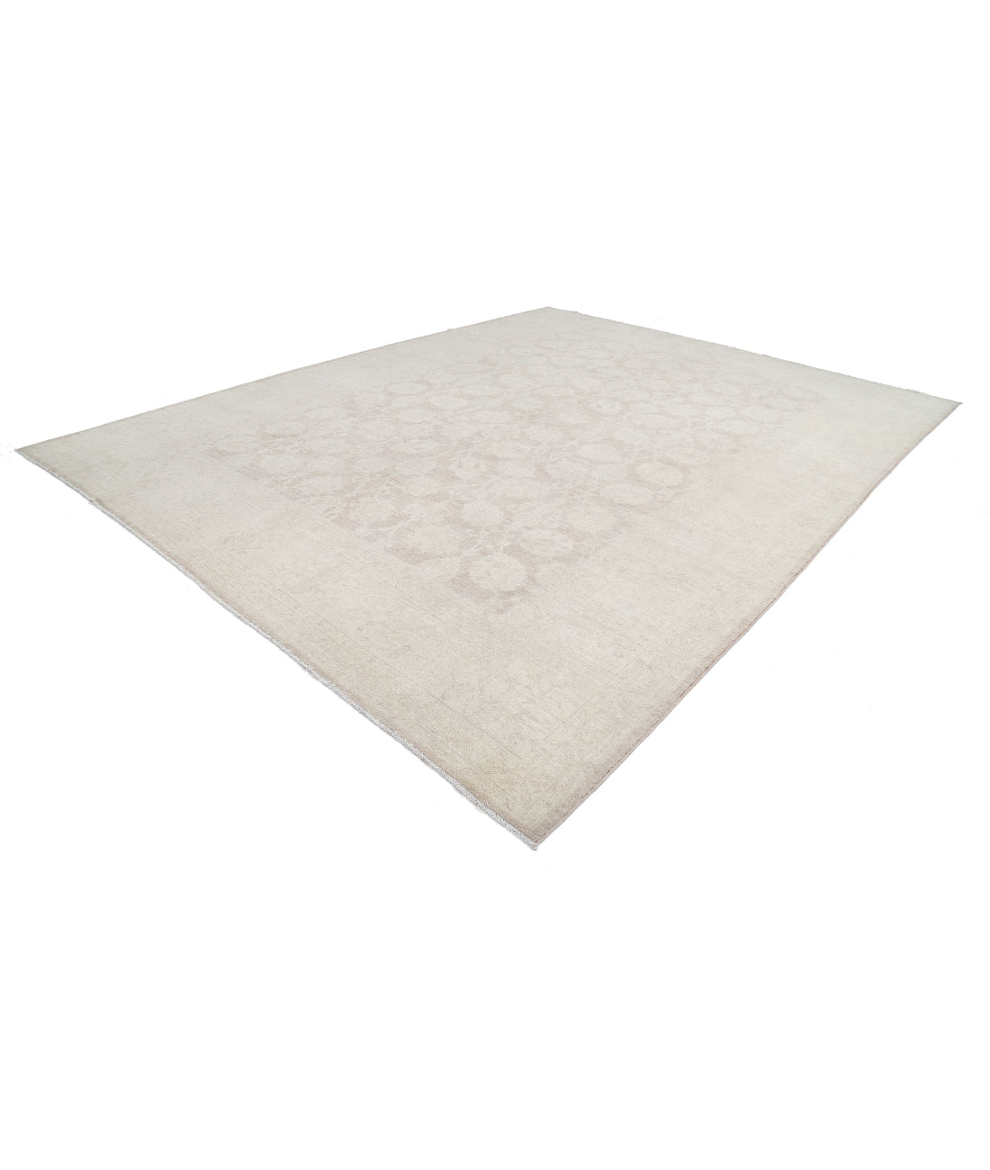 Serenity 11'6'' X 14'11'' Hand-Knotted Wool Rug 11'6'' x 14'11'' (345 X 448) / Taupe / Ivory