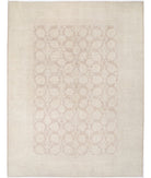 Serenity 11'6'' X 14'11'' Hand-Knotted Wool Rug 11'6'' x 14'11'' (345 X 448) / Taupe / Ivory