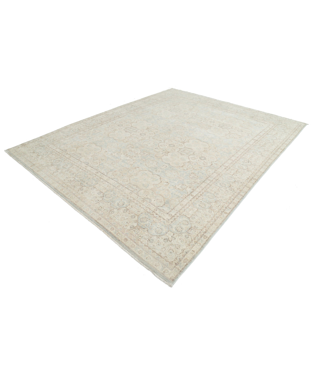 Serenity 9'0'' X 11'3'' Hand-Knotted Wool Rug 9'0'' x 11'3'' (270 X 338) / Blue / Ivory