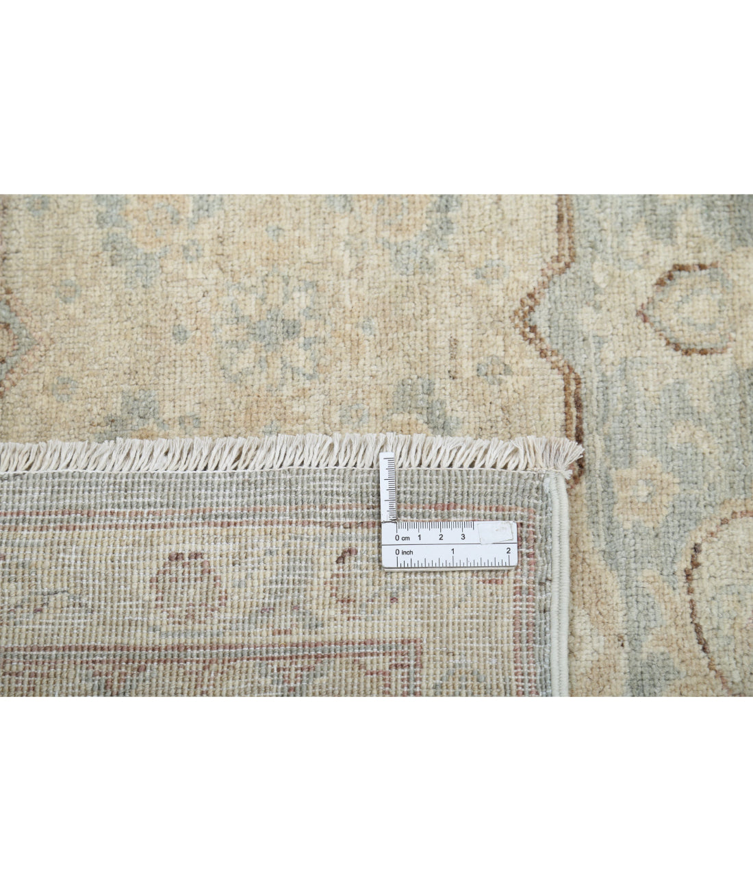 Serenity 9'0'' X 11'3'' Hand-Knotted Wool Rug 9'0'' x 11'3'' (270 X 338) / Blue / Ivory