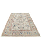 Serenity 6'1'' X 8'8'' Hand-Knotted Wool Rug 6'1'' x 8'8'' (183 X 260) / Ivory / Beige