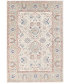 Serenity 6'1'' X 8'8'' Hand-Knotted Wool Rug 6'1'' x 8'8'' (183 X 260) / Ivory / Beige