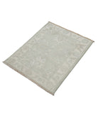 Serenity 2'3'' X 2'9'' Hand-Knotted Wool Rug 2'3'' x 2'9'' (68 X 83) / Green / Ivory