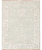 Serenity 2'3'' X 2'9'' Hand-Knotted Wool Rug 2'3'' x 2'9'' (68 X 83) / Green / Ivory