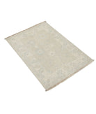 Serenity 2'1'' X 3'0'' Hand-Knotted Wool Rug 2'1'' x 3'0'' (63 X 90) / Taupe / Ivory