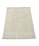 Serenity 2'1'' X 3'0'' Hand-Knotted Wool Rug 2'1'' x 3'0'' (63 X 90) / Taupe / Ivory