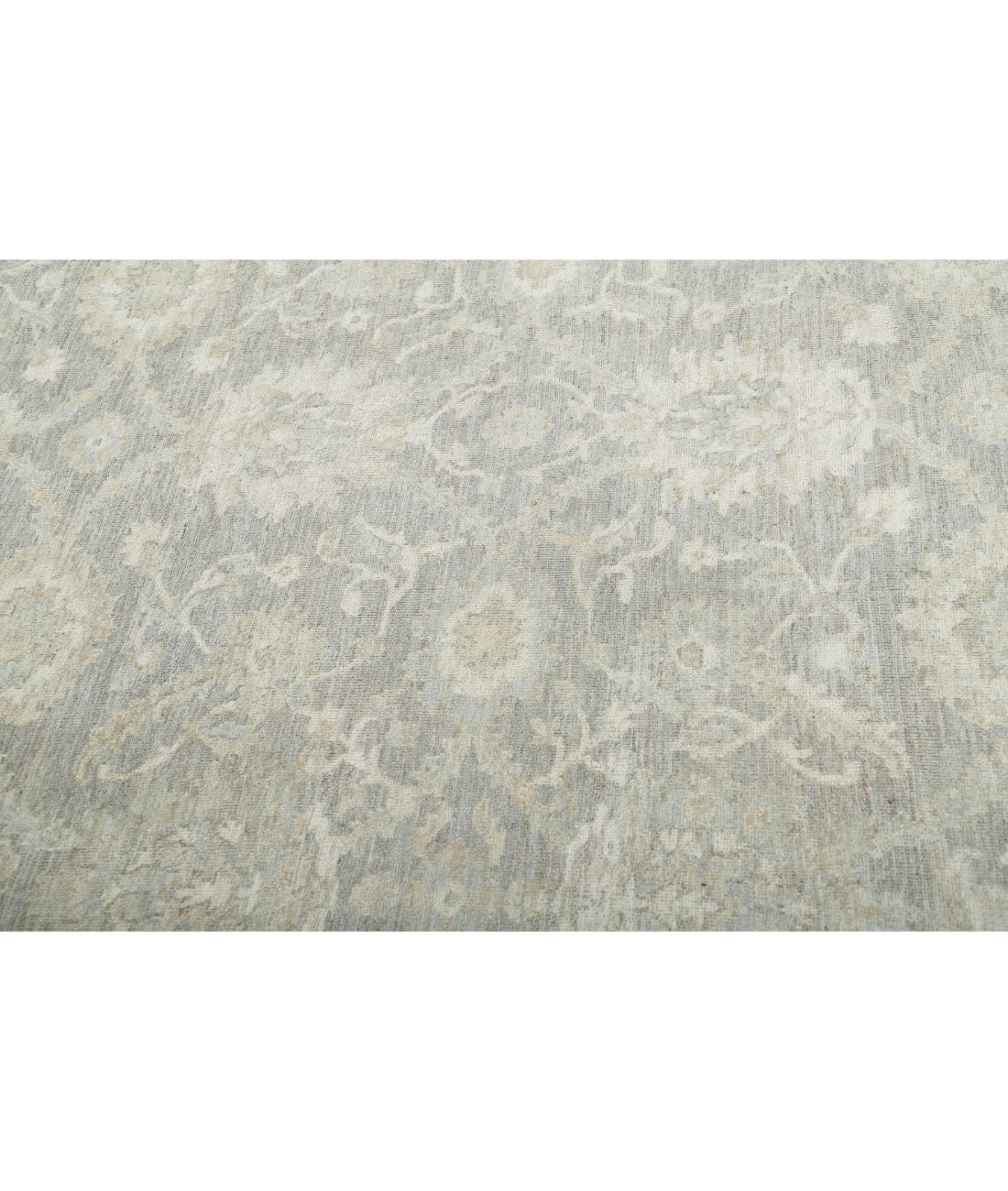 Serenity 9'7'' X 12'10'' Hand-Knotted Wool Rug 9'7'' x 12'10'' (288 X 385) / Grey / Ivory