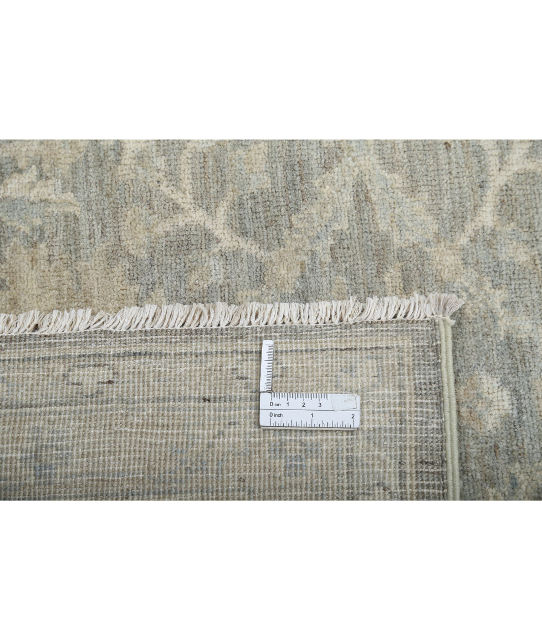Serenity 9'7'' X 12'10'' Hand-Knotted Wool Rug 9'7'' x 12'10'' (288 X 385) / Grey / Ivory