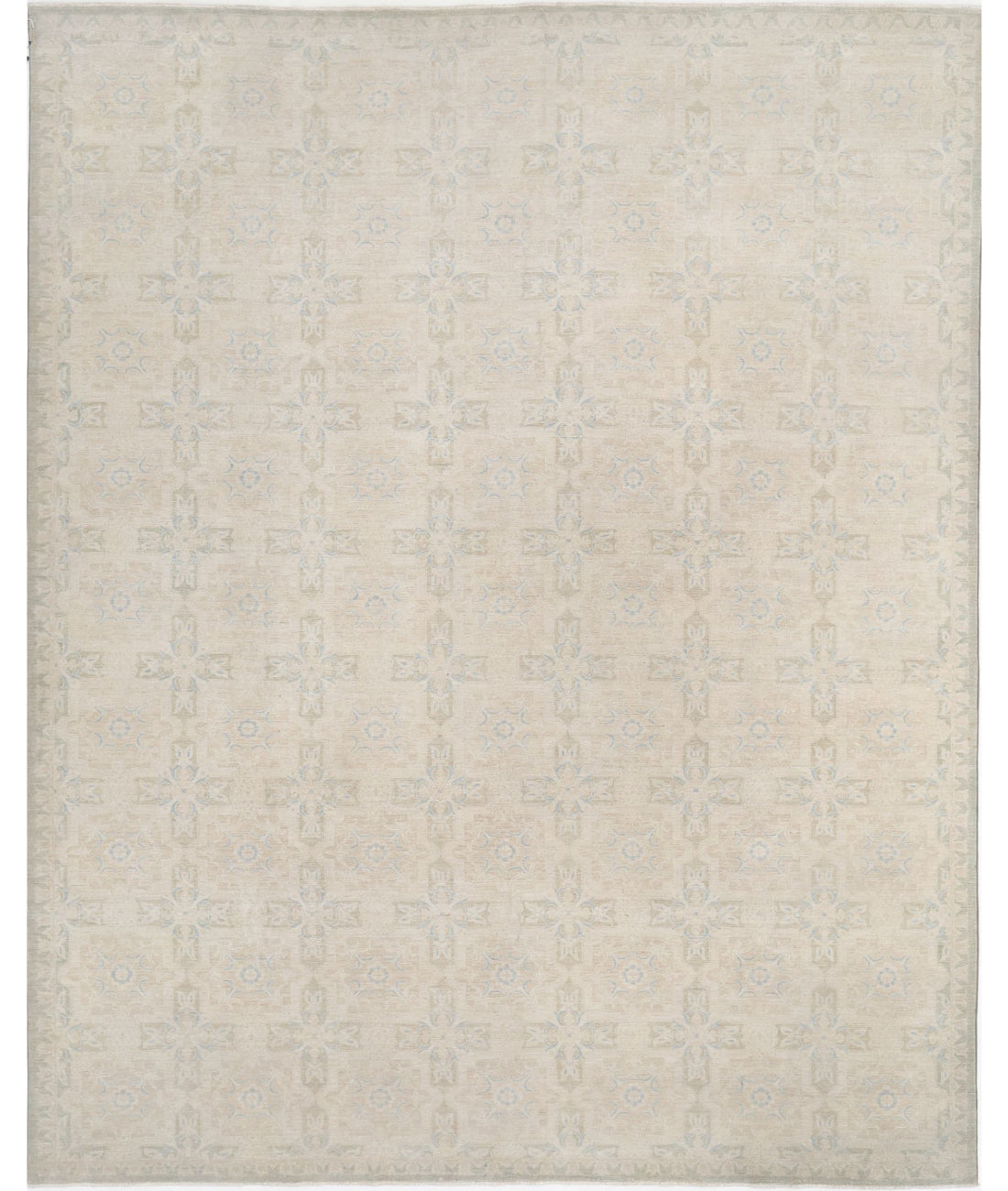 Serenity 12'2'' X 14'10'' Hand-Knotted Wool Rug 12'2'' x 14'10'' (365 X 445) / Ivory / Green