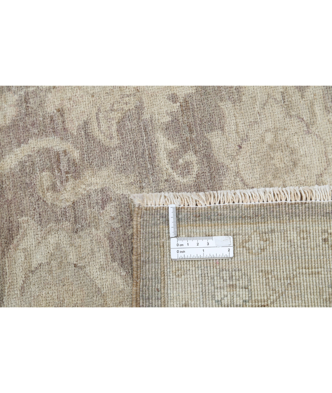 Serenity 7'0'' X 9'4'' Hand-Knotted Wool Rug 7'0'' x 9'4'' (210 X 280) / Tan / Ivory