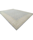 Serenity 16'0'' X 21'10'' Hand-Knotted Wool Rug 16'0'' x 21'10'' (480 X 655) / Blue / Ivory