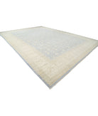 Serenity 16'0'' X 21'10'' Hand-Knotted Wool Rug 16'0'' x 21'10'' (480 X 655) / Blue / Ivory
