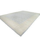 Serenity 16'0'' X 21'10'' Hand-Knotted Wool Rug 16'0'' x 21'10'' (480 X 655) / Blue / Ivory