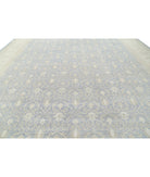 Serenity 16'0'' X 21'10'' Hand-Knotted Wool Rug 16'0'' x 21'10'' (480 X 655) / Blue / Ivory